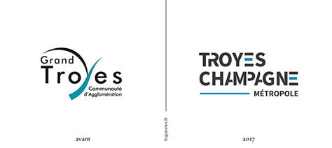 Troyes Champagne M Tropole S Affirme Avec Un Nouveau Logo Logonews