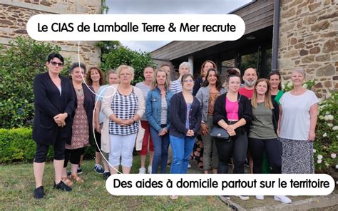 Le CIAS de Lamballe Terre Mer recrute Actualités Lamballe Terre