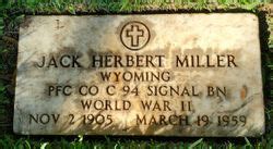 Jack Herbert Miller Homenaje De Find A Grave