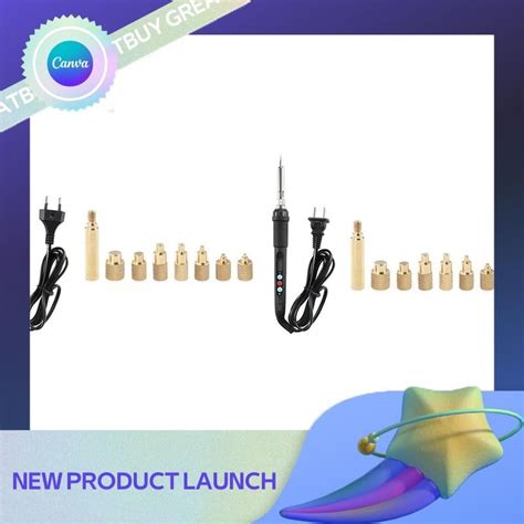 Greatbuy Heat Set Insert Soldering Iron Tip M2 M8 Brass Hot Melt Inset Nut Embedded Thread