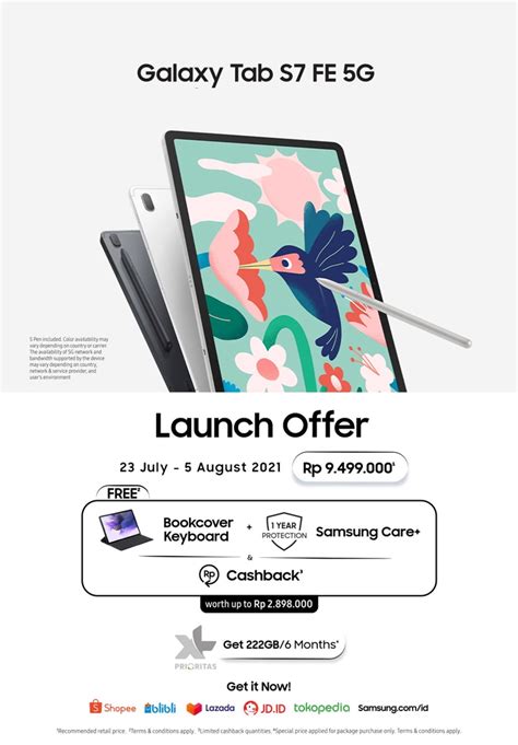 Galaxy Tab S7 Fe 5g Is Here Samsung Indonesia