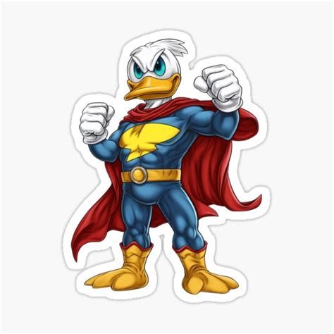 "Duck Superhero " Sticker for Sale by Jaro90 | Redbubble