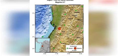 Sinti Algo Reportan Temblor De Magnitud En El Valle Del Cauca