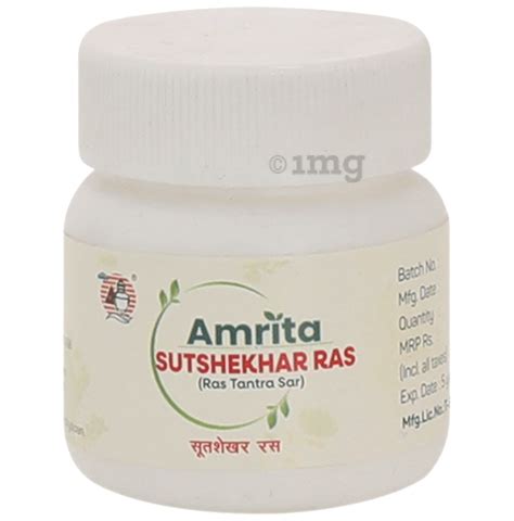 Amrita Sutshekhar Ras Tablet Buy Bottle Of Tablets At Best Price