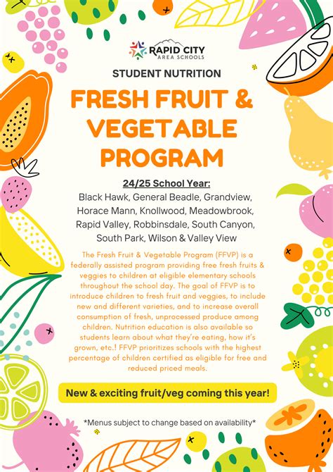 Fresh Fruit & Vegetable Program – Rapid City Area Schools