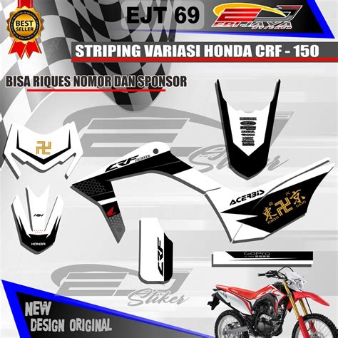 Jual Stiker Decall Striping Honda Crf L Stiker List Variasi Semi