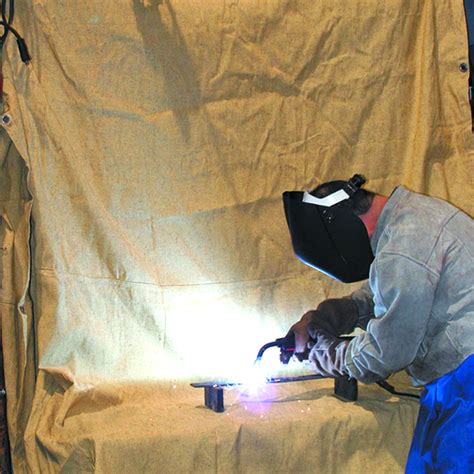 Welding Blanket 6 X 8 Fire Flame Retardent Fiberglass Shield Brass