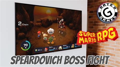 Super Mario RPG Nintendo Switch Speardovich Boss Fight YouTube