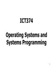 Ict Intro Pdf Ict Operating Systems And Systems Programming