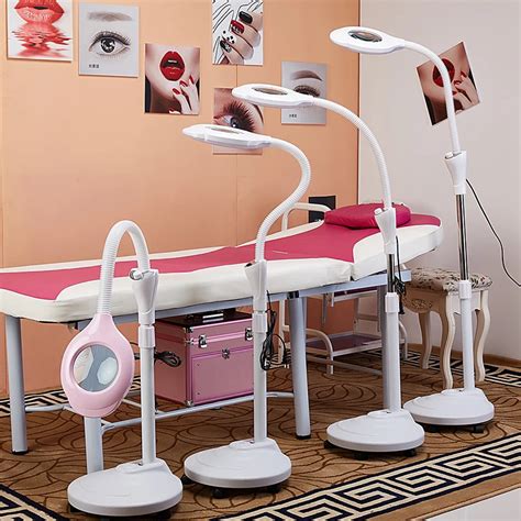 Led Magnifying Light Floor Lamp Magnifier With Stand Flexible