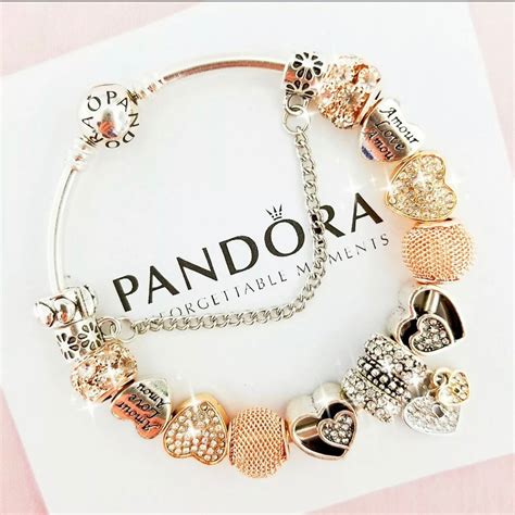 What Is A Charm Bracelet - Authentic Pandora Charm Bracelet Silver Bangle with Love Heart | Etsy
