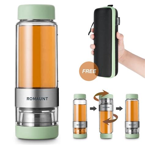 Tea Infuser Bottle Tumbler Travel Mug