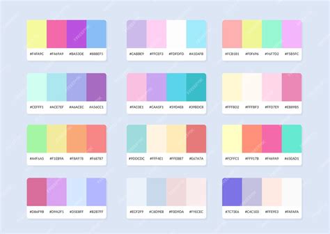 Premium Vector Pantone Colour Palette Catalog Samples In Rgb Hex