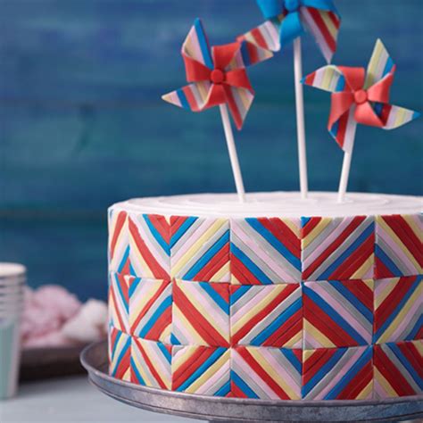 Pinwheel Quilt Cake Recipe 4th Of July Cake Fourth Of July Cakes