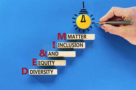 Dei Diversity Equity Inclusion Matter Symbol Concept Words Dei