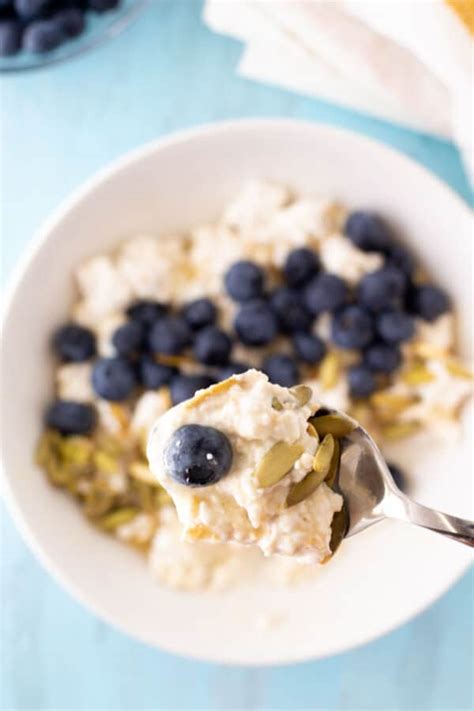 Blueberry Cottage Cheese Overnight Oats Hungry Hobby