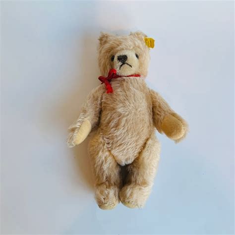 Steiff Teddy Bear Antique With Button Etsy