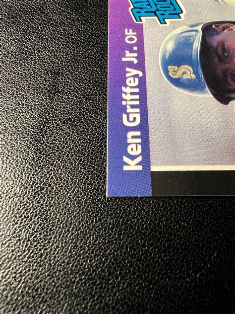 Donruss Rare Ken Griffey Jr Quad Printing Error Rated Rookie Card