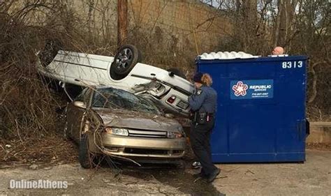 Exotic car crashes: 82-Year-Old Lands Upside Down in a Bentley