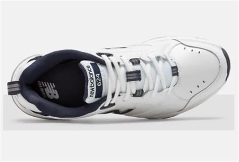 New Balance Mens 624 White/ Navy | Cleary's Shoes & Boots