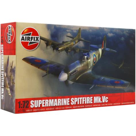 Airfix Supermarine Spitfire Mk Vc Model Aircraft Kit A02108A Scale 1 72