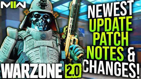 Warzone Full New Update Patch Notes Revealed New Content Update