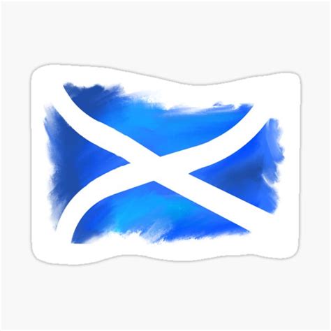 "Scottish Flag" Sticker by becks-specs | Redbubble