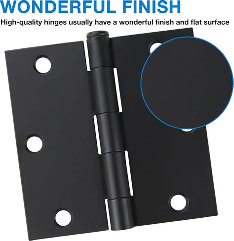 Buy Square Door Hinges Black Matte 35 Inch X 35 Matte Black Door