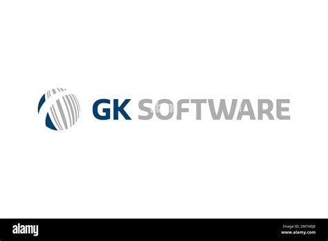 GK Software, Logo, White background Stock Photo - Alamy