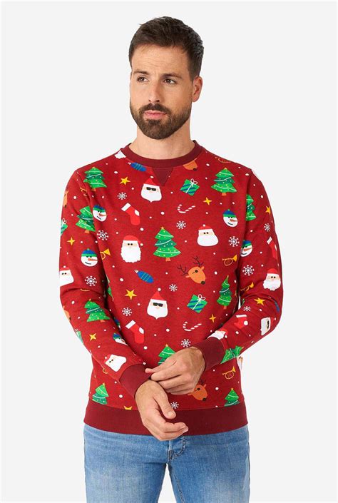 A Comfortable And Neat Mens Christmas Sweater Opposuits