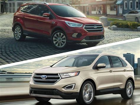 2017 Ford Escape Vs 2017 Ford Edge Which Is For You Autobytel