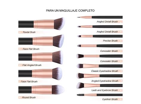 Ripley Brochas De Maquillaje Profesionales Set Piezas Myc Negro