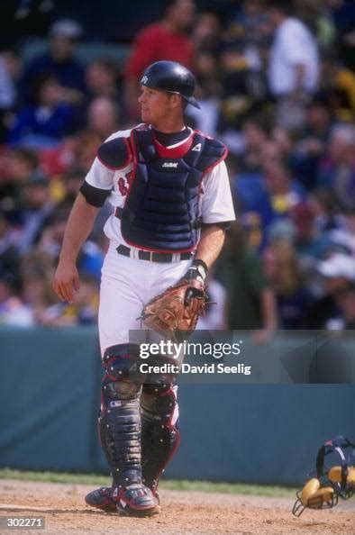 Catcher Scott Hatteberg Of The Boston Red Sox In Action During A Game