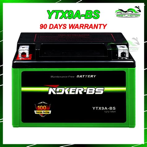 Roker BS Battery Gel Bateri YTX9 YTX9A BS KTM CBR 600 Z800 Z900 ZX6 SYM