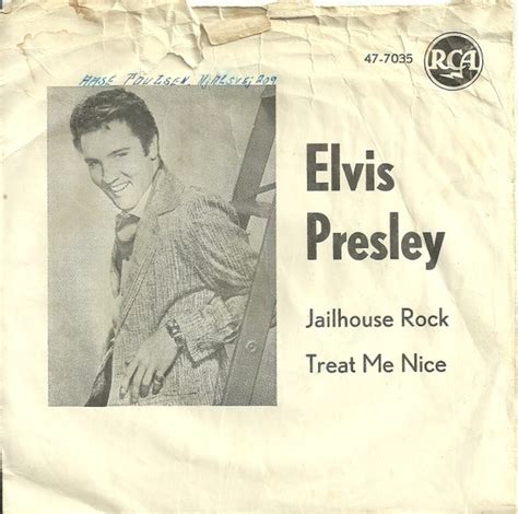 Price Value For Elvis Presley Jailhouse Rock Treat Me Nice