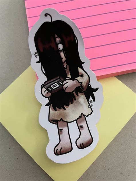 Slasher Stickers Sadako Sticker Etsy