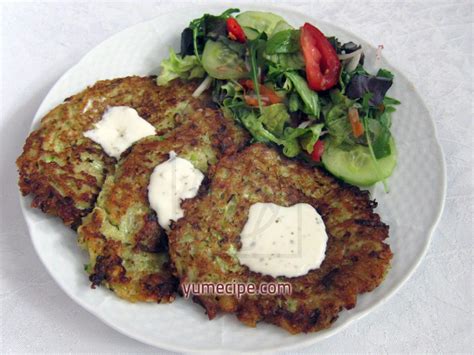 Zucchini Potato Pancakes • Recipe