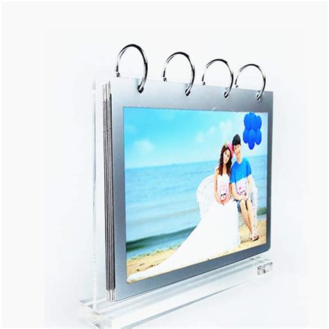 Buy Clear Acrylic Self Standing Framedisplay Photos On Both Sides