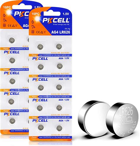 【楽天市場】[ボタン電池][2シート]pkcell Lr626 ボタン電池 Ag4アルカリ電池 1 5v Button Cell 2 Sheet 20個 Lr 626（at 3788 20