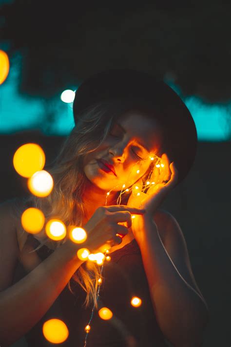 Yellow String Lights in Bokeh Photography · Free Stock Photo