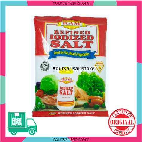 NEW Ram Iodized Salt Refined 250g Lazada PH