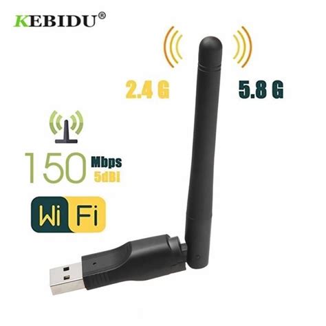 5 dB adaptateur WIFI USB 2 0 150Mbps carte réseau sans fil 2 4GHz