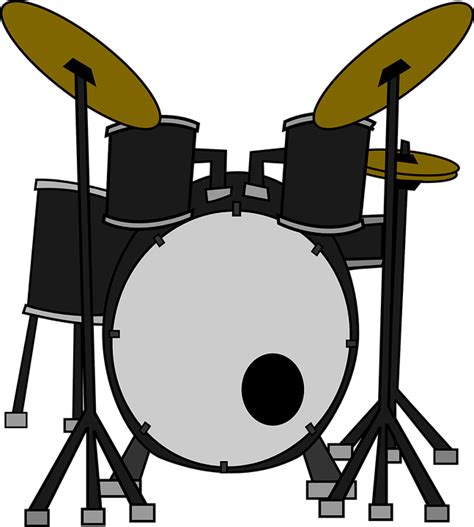 Bateria Instrumentos Música Gráfico Vetorial Grátis No Pixabay Pixabay