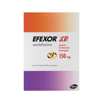 Efexor Xr Venlafaxina Mg Pfizer Caja X C Psulas