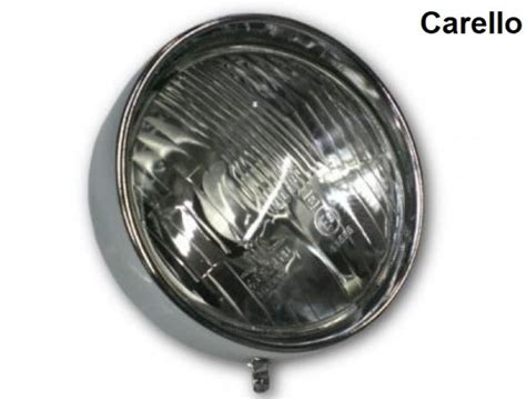 Headlight With Chrome Ring Carello Fiat Van Der Laan