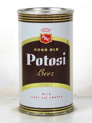 1955 Potosi Beer 12oz Flat Top Can 116 26v2 Potosi Wisconsin For Sale