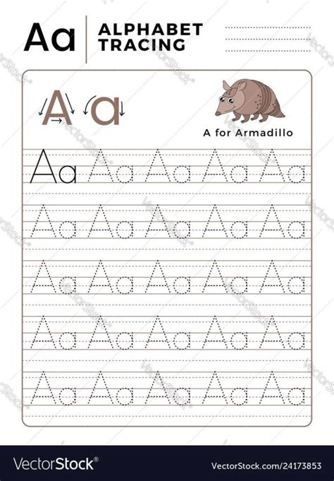 Aa Tracing Worksheets