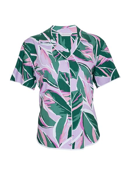 Lexi Leaf Print Shorty Set TKD Lingerie