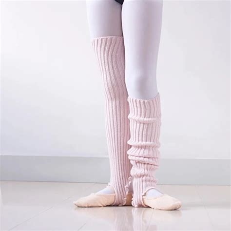 2019 Girls Soft Ballet Dance Socks Kids Knitted Ballet Leg Warmers for ...