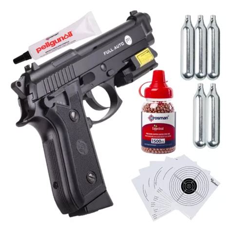 Crosman Full Y Semi Auto P1 Co2 Bbs 4 5mm Laser Paquete X C Envío gratis